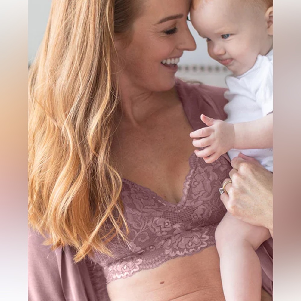 Lace Minimalist Nursing and Maternity Bra